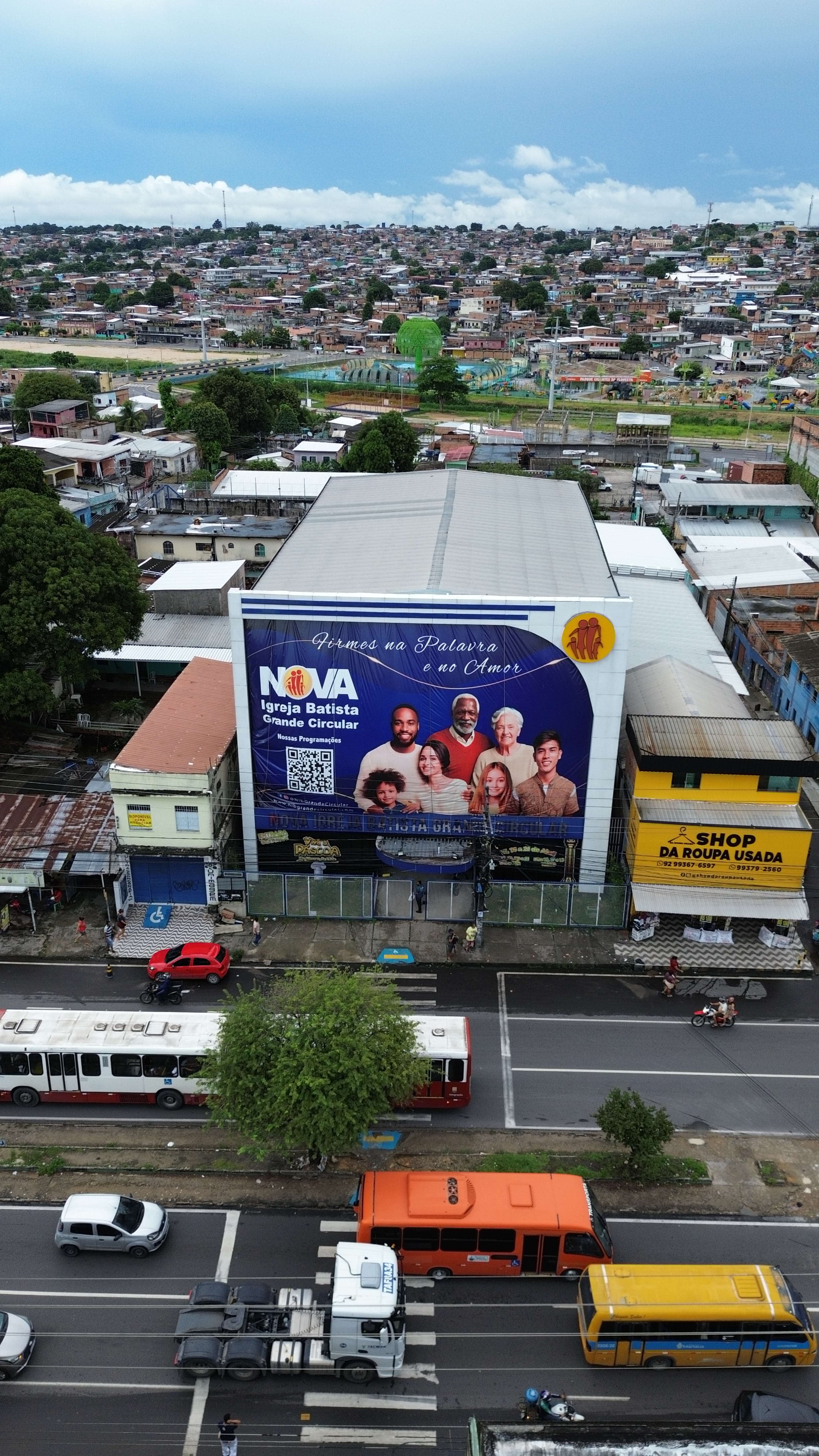 Fachada da Nova Igreja Batista Grande Circular